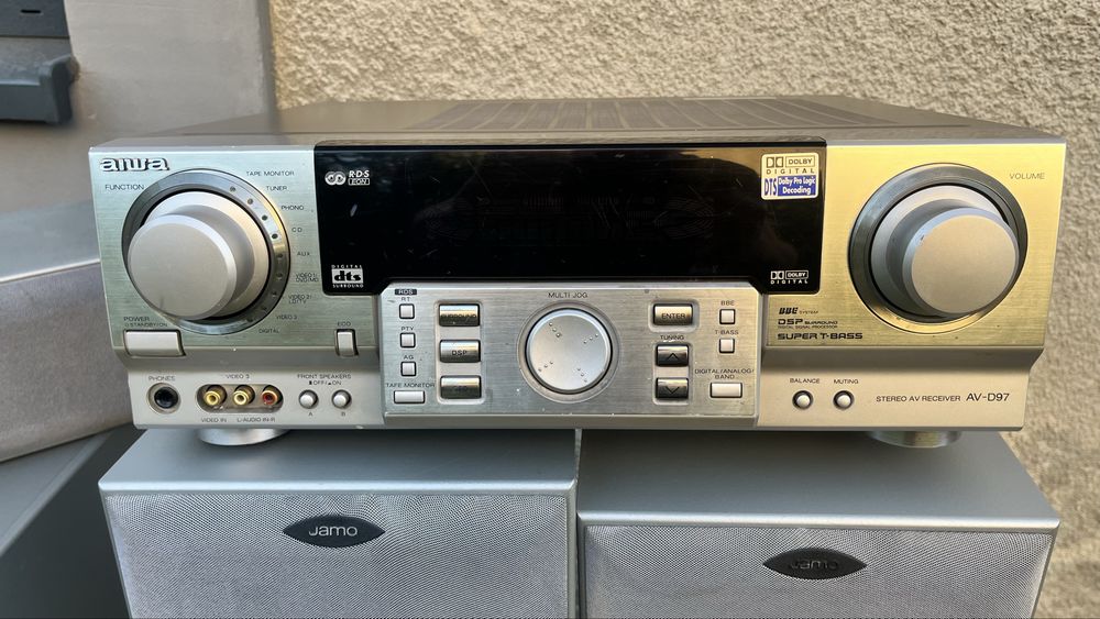 Amplituner aiwa głosniki jamo kino domowe
