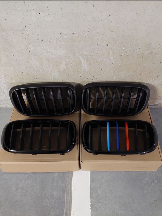 Решетка радиатора ноздри чорные БМВ Х5 Ф15 Ф16 BMW X5 F15 F16 E70 E71