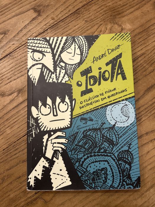 O idiota - André Diniz - Fiódor BD banda desenhada