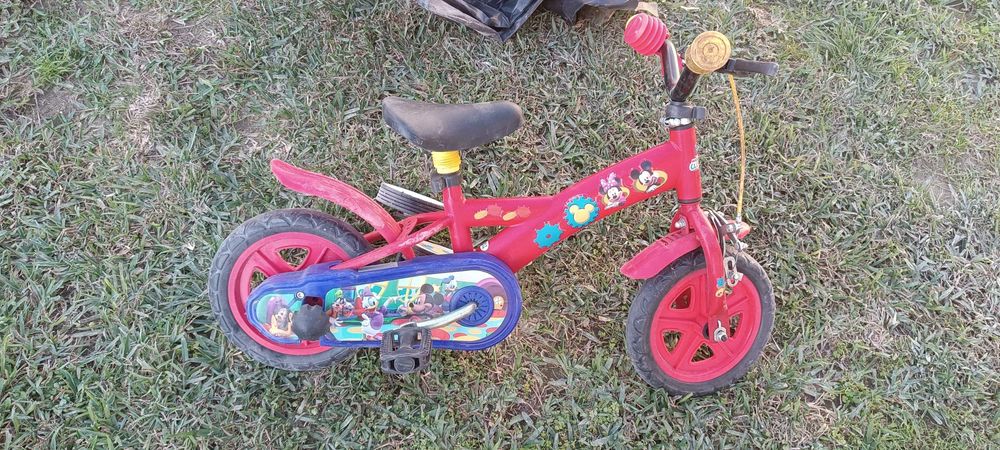 bicicleta da minnie e mikey
