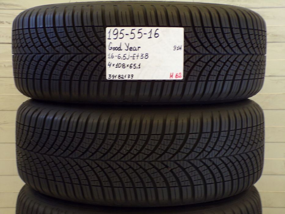 opony całoroczne goodyear vector 4 season 195 55 16 91h jak nowe