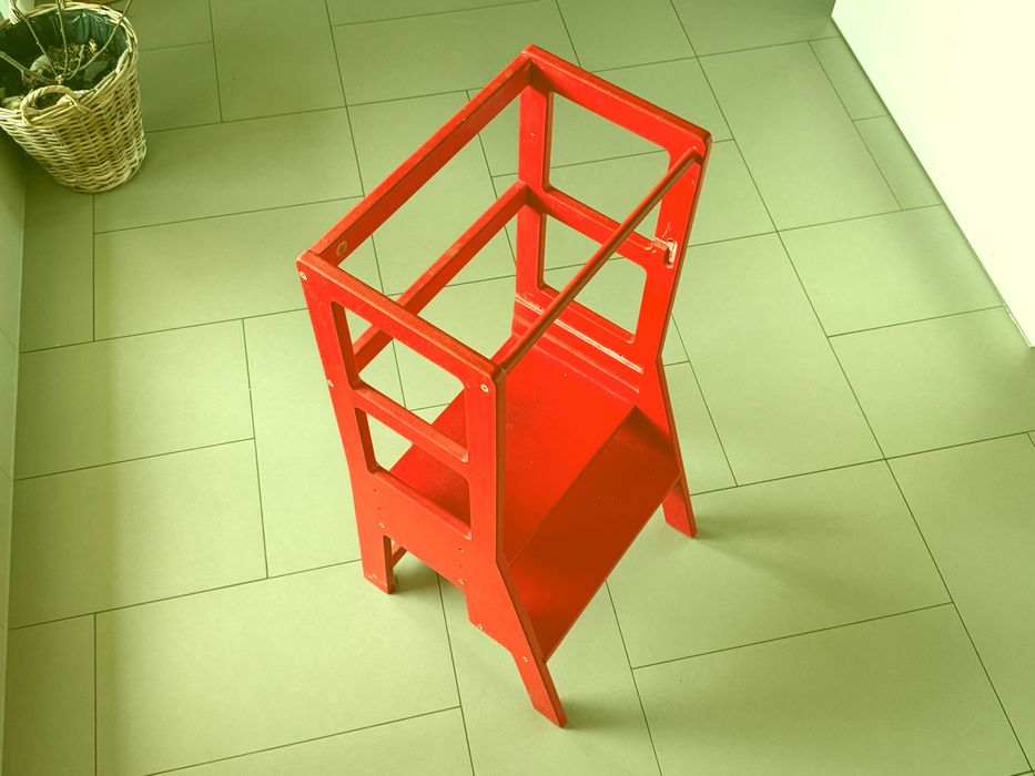 Sprinos Kitchen Helper pomocnik kuchenny czerwony drewno