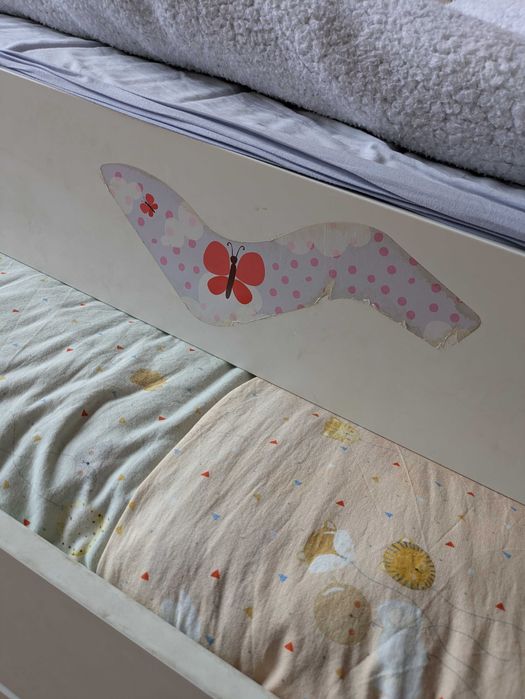 Cama individual com cama gavetão IKEA Slakt