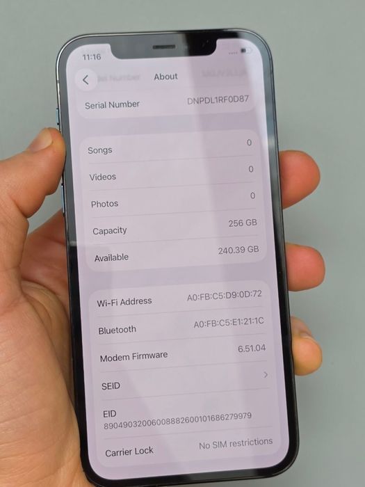 Iphone 12 pro 256gb