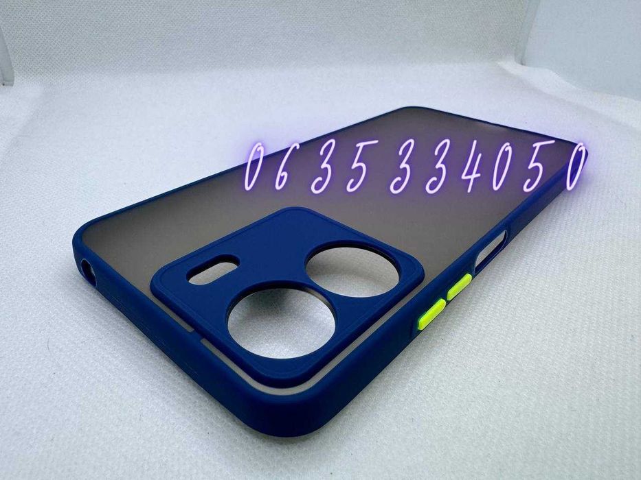 Противоударный матовый чехол для Xiaomi Redmi 13C Poco C65 бампер