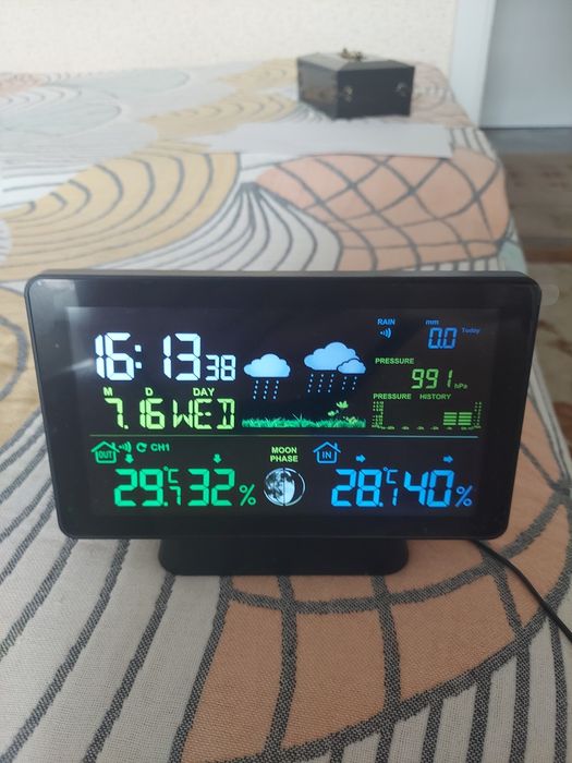 Розумна метеостанція c зовнішнім датчиком и дощоміром 5065R-3