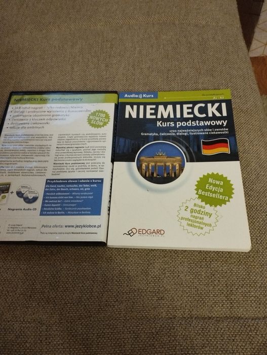 Dwie płyty i książka niemiecki
