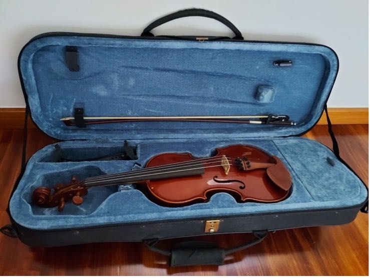 violino tamanho 3/4