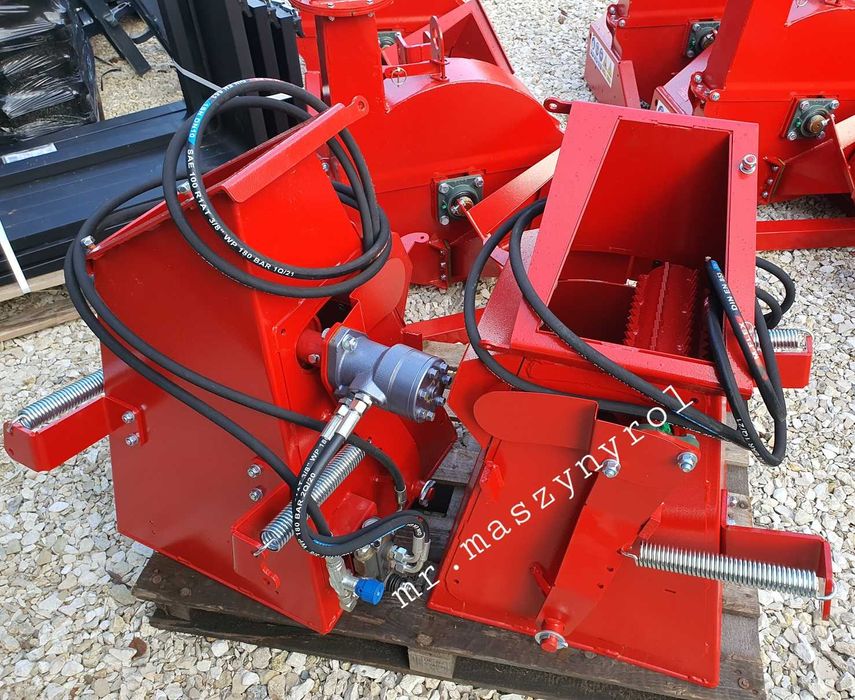 Kosz podajnik hydrauliczny do rębaka cyklon 130 hydraulika DOWÓZ