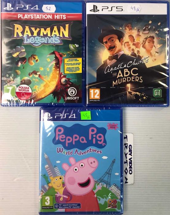 Gry PS4/PS5 Agatha Christie The ABC Murders Rayman Legends