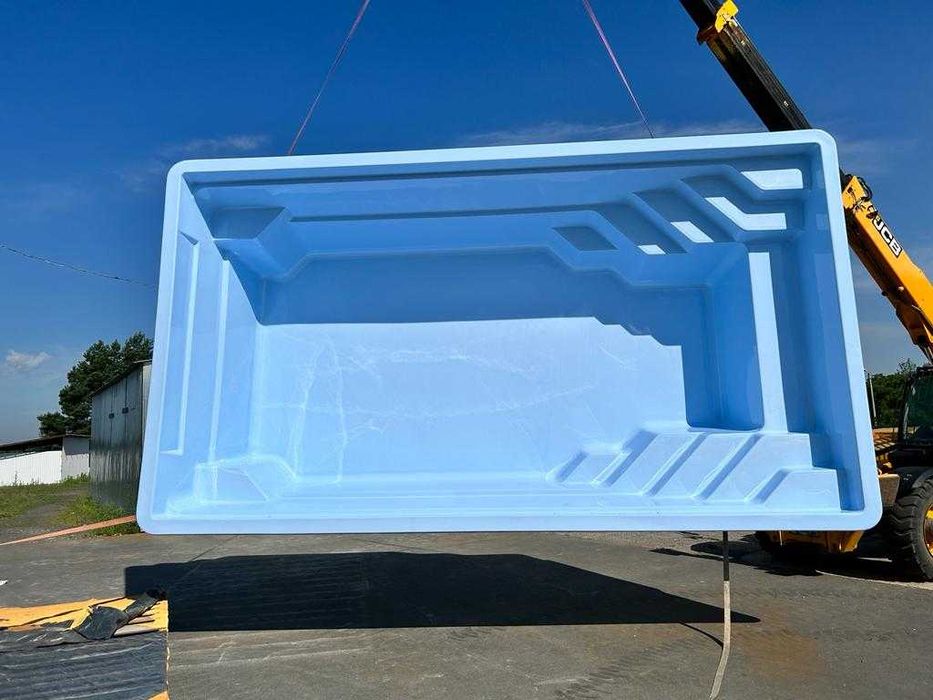 Basen gotowy poliestrowy Lord 6,50 x 3,70 ogrodowy niecka Producent !