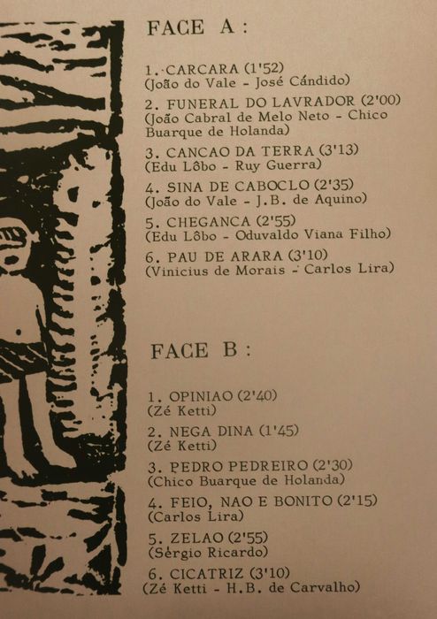 LP Zélia Barbosa - Brésil (Sertão e Favelas)