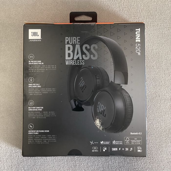 Auscultadores JBL Tune 520BT