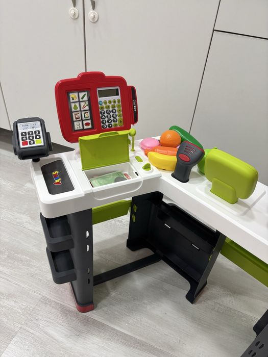 Supermercado Smoby de brincar + acessórios