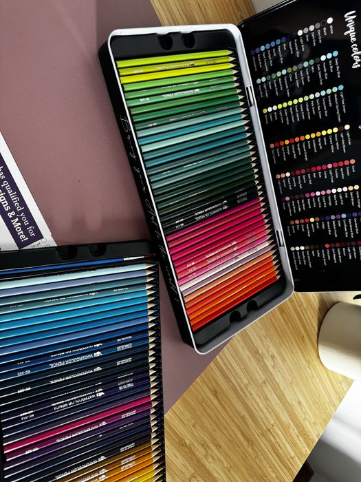 Lapis de cor aquarelaveis 120 da Zenacolor