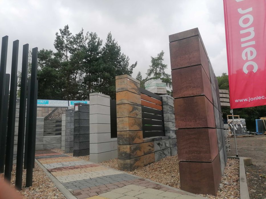 Pustak ogrodzeniowy, modułowy, Joniec