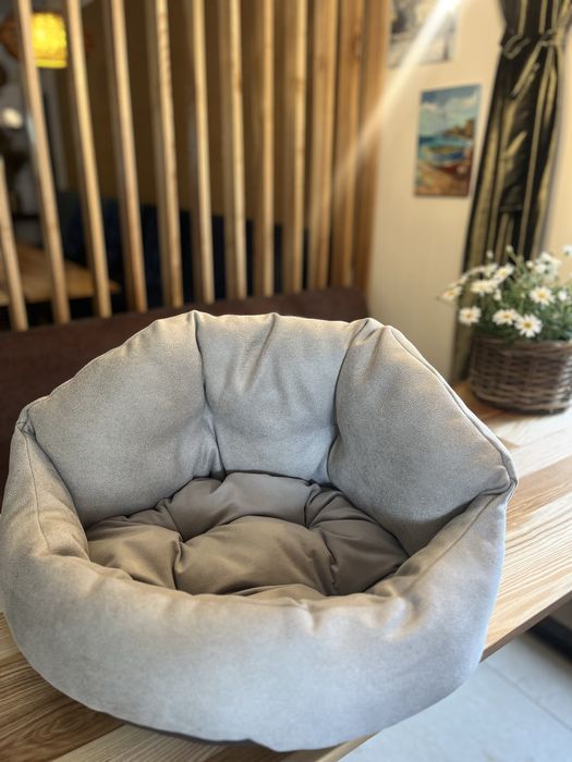 Лежак лежанка кругла для котів собак для животных кота спальне місце
