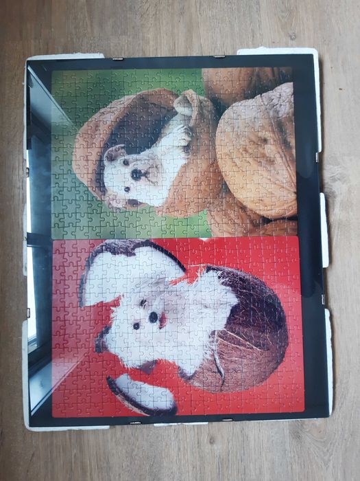 Quadros ponto de cruz e puzzle