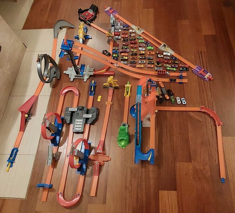 hot wheels duży zestaw