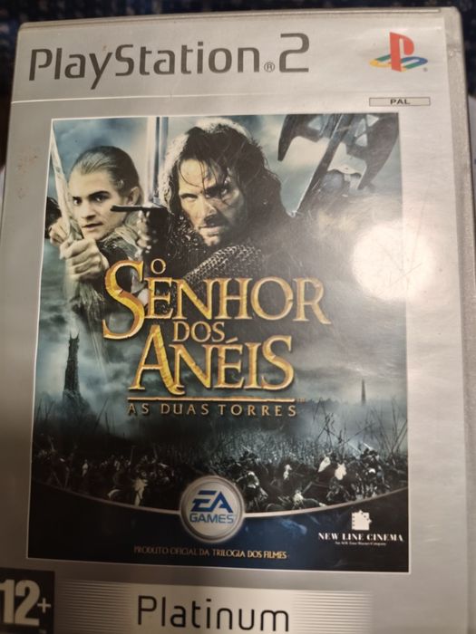 Jogo PS2 O Senhor dos Anéis As Duas Torres