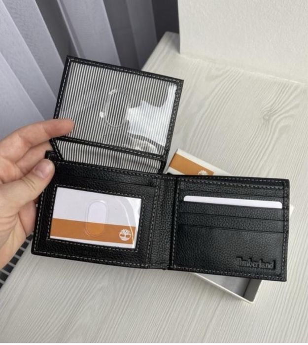 Оригінальний шкіряний гаманець Timberland | Портмоне натуральна шкіра