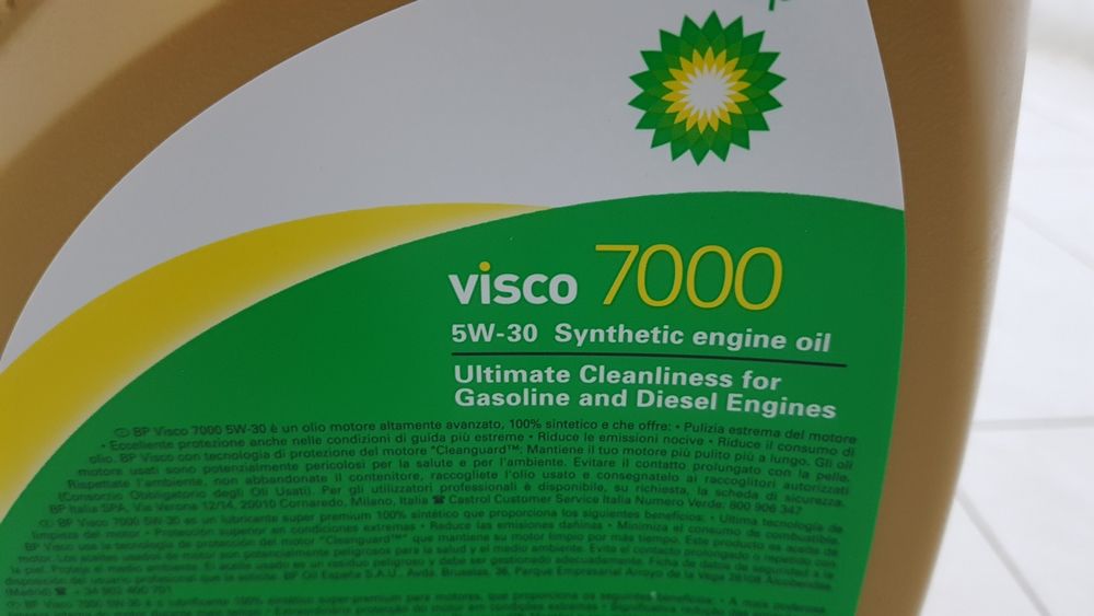 Óleo Sintético BP Visco 7000 5W30 4 Litros