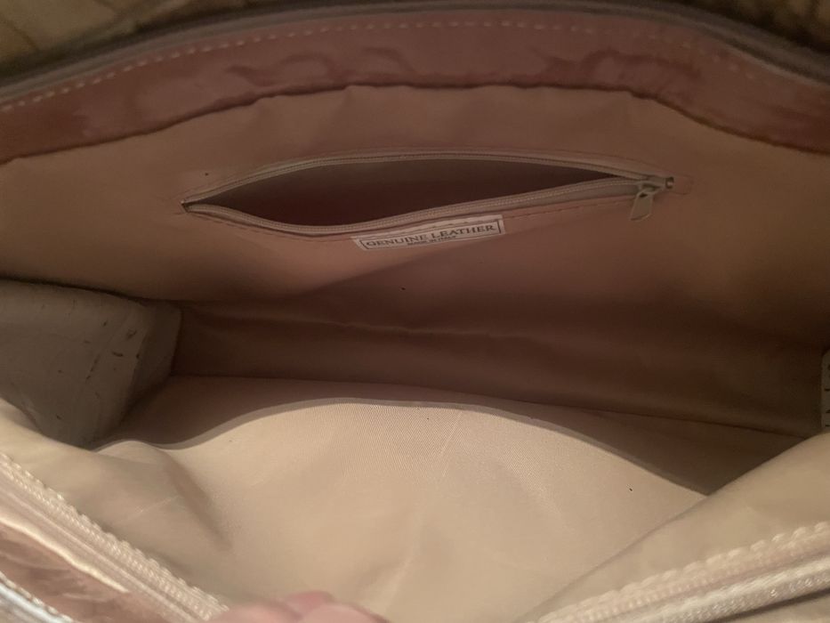 Torebka shopper ze skóry krokodyla Włoska