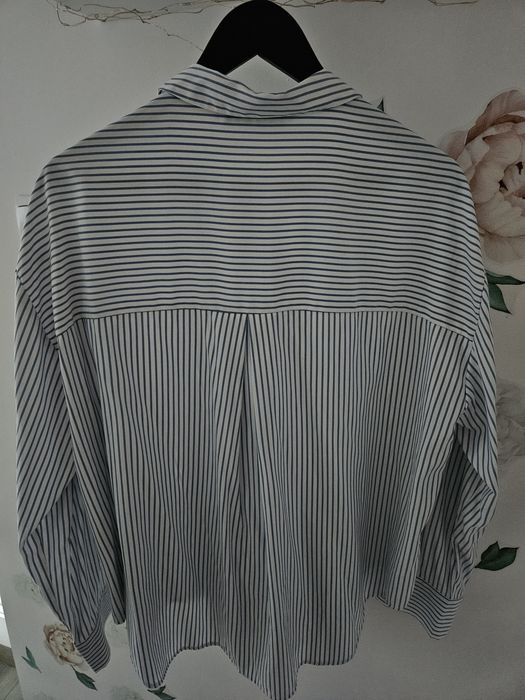 Koszula oversize w paski Zara L