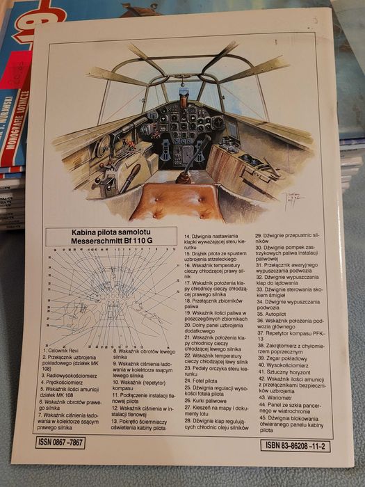 Messerschmitt Bf 110, Monografie lotnicze, nr 16, Janusz Ledwoch