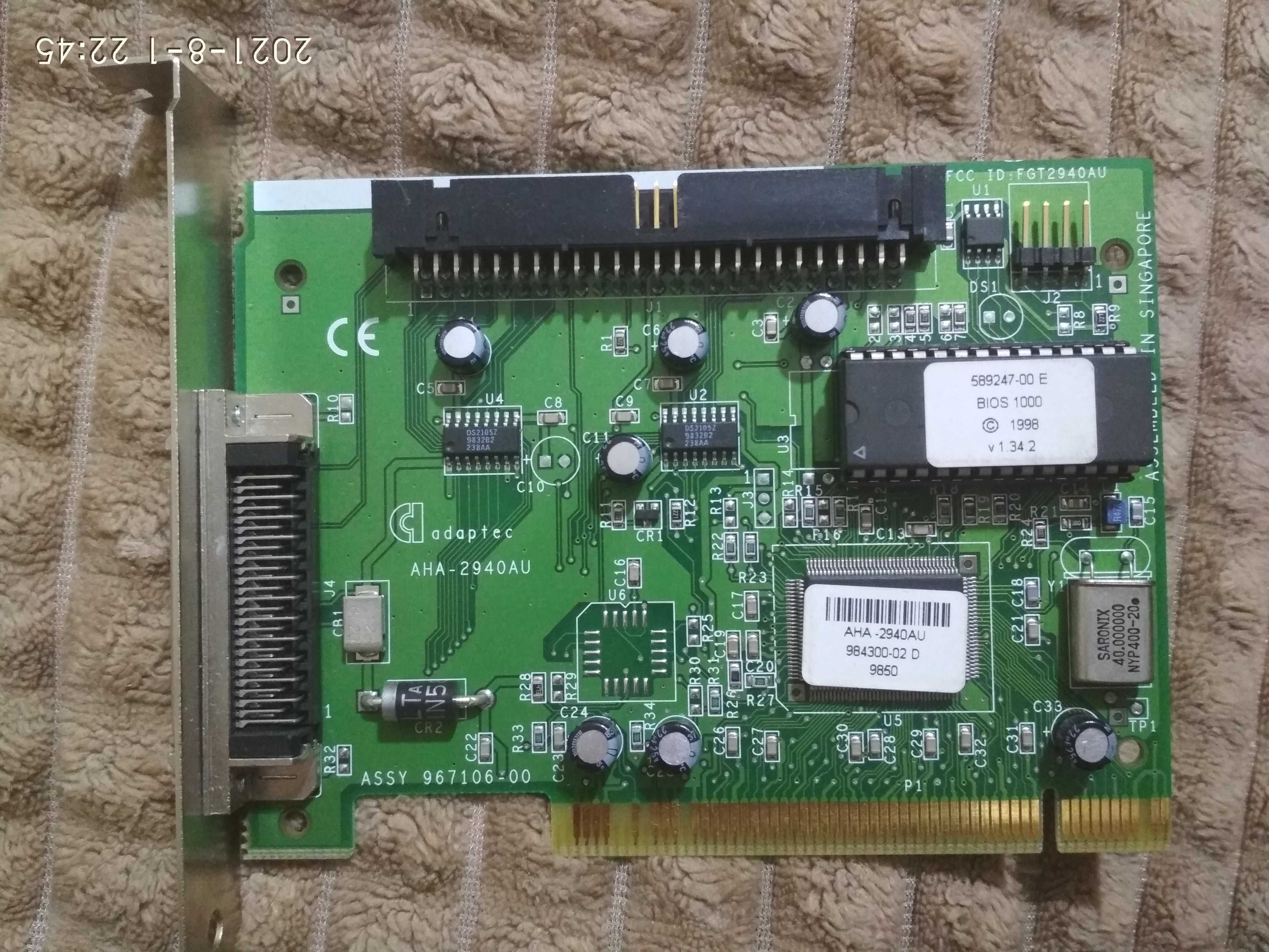 Controller Adaptec AHA 2940AU: 500 грн. Комплектующие и аксессуары Херсон  на Olx