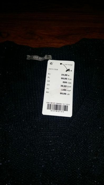 Bluzka sweter sweterek oversize ORSAY Nowa