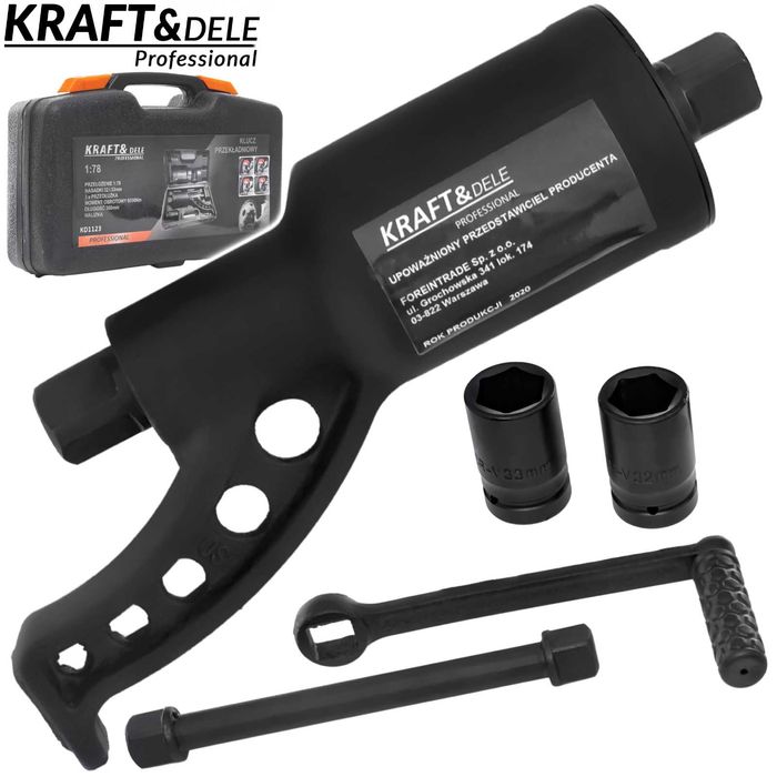 KRAFT&DELE Klucz Przekładniowy 1:78 Planetarny Do Kół 8000nm KD1123