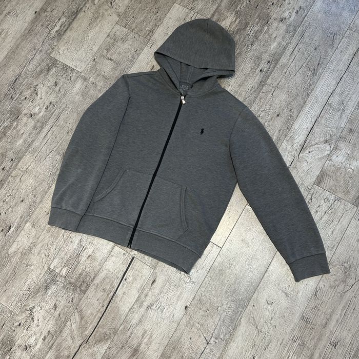 Polo Ralph Lauren szara męska bluza rozpinana kapturem hoodie