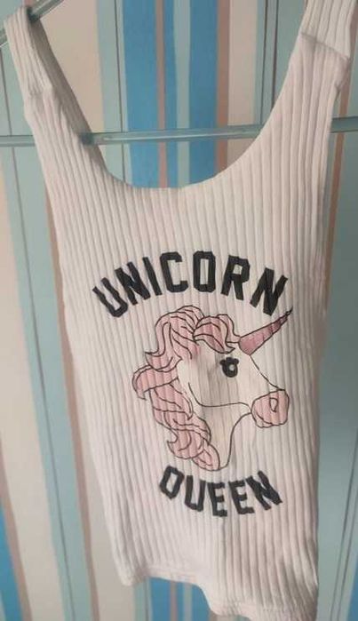tally weijl unicorn queen jednorożesz tshirt bluzka