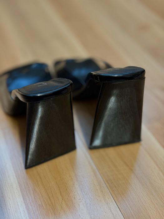 Сабо чорні стильні