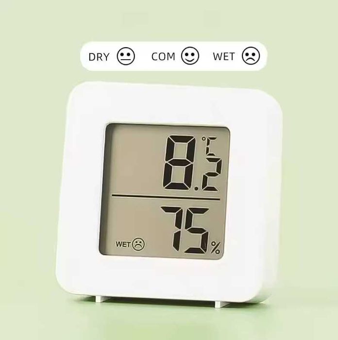 Термометр гігрометр | Перевірено | Температура+вологість | Батарейка в комплекті