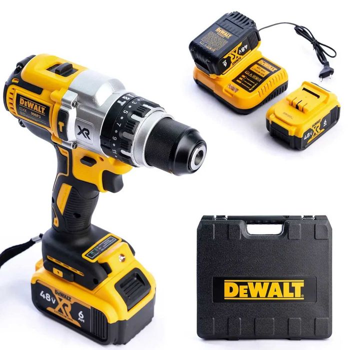 Акумуляторний ударний дриль-шуруповерт DeWalt DCD996P3 (48V, 6AH)
