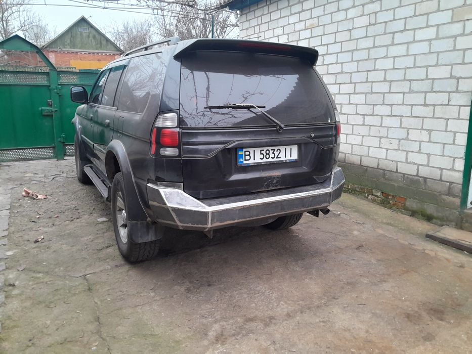 Бампер силовий металевий Mitsubishi Pajero Sport
