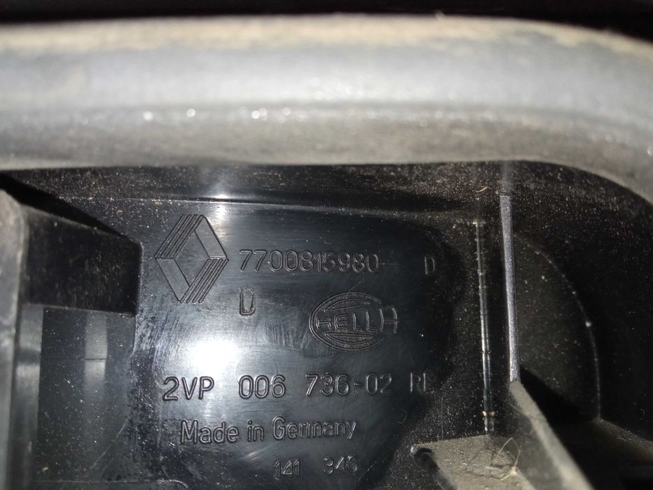 Фара фонарь задній стоп Renault 19 92-97 Рестайл 7700815979 7700815980