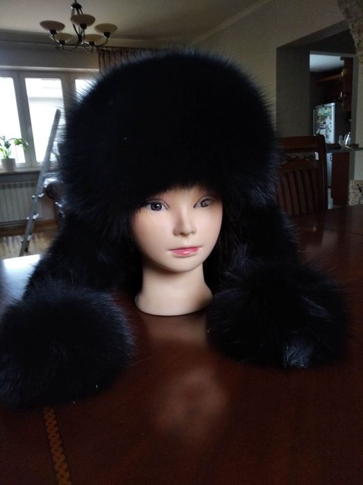 Sprzedam czapka z lisa, papacha, pilotka, lis, lisy, skóry, skóra