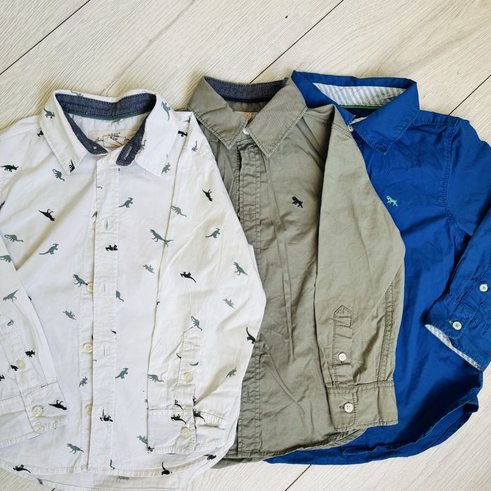Сорочки для хлопчика H&m 3 шт