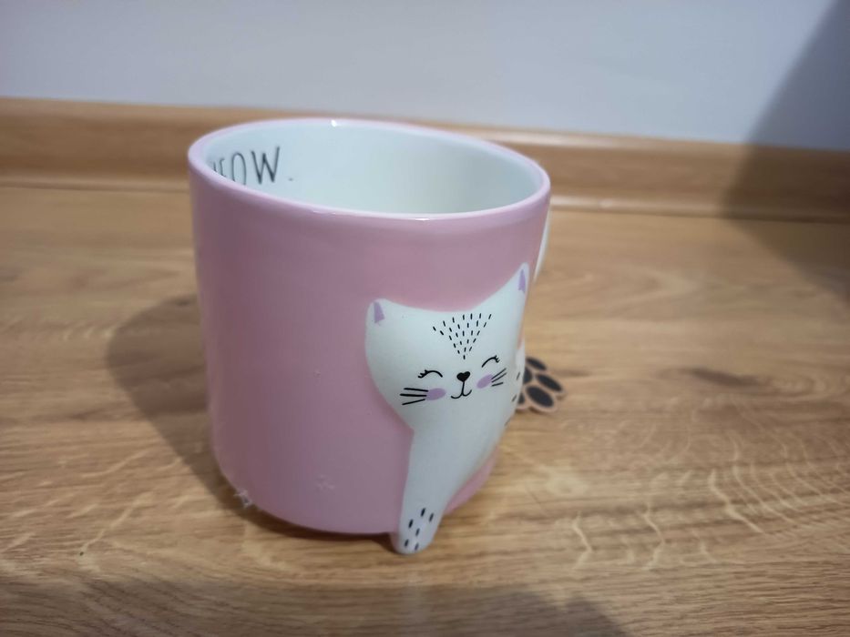 Empik Gifts Kubek stąpający Kot, 470 ml