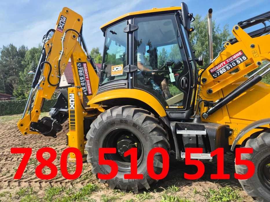 Usługi koparko ładowarką, prace ziemne