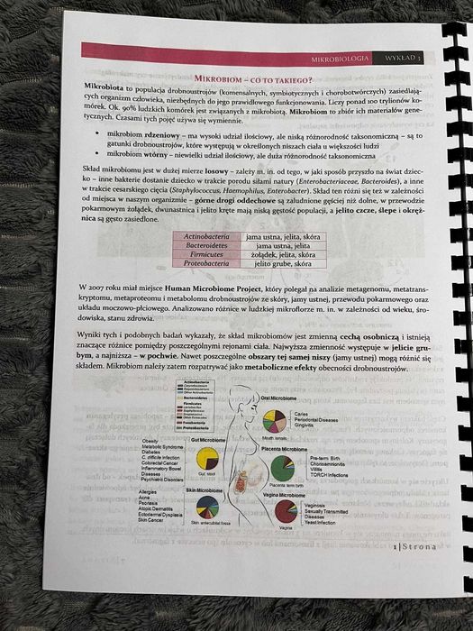 Mikrobiologia wykłady skrypt