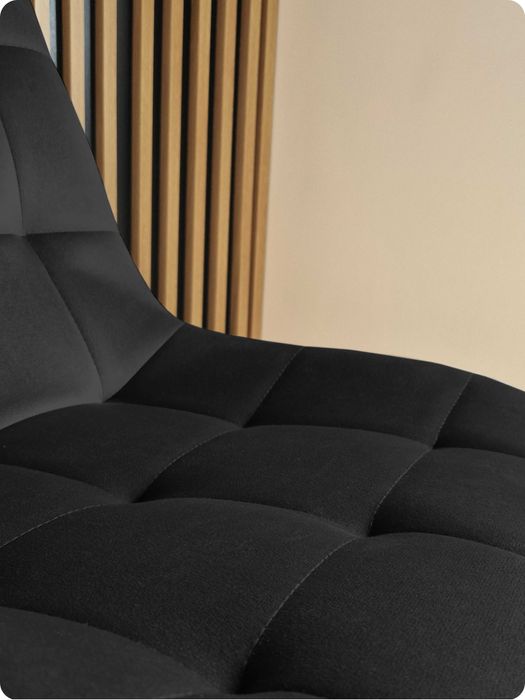 Welurowe krzesło tapicerowane do salonu i jadalni. Nowe. Wysyłka 24h