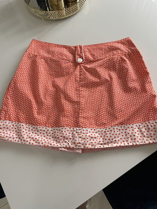 Spódnica pomarańczowa krótka, mini PROMOD rozmiar L