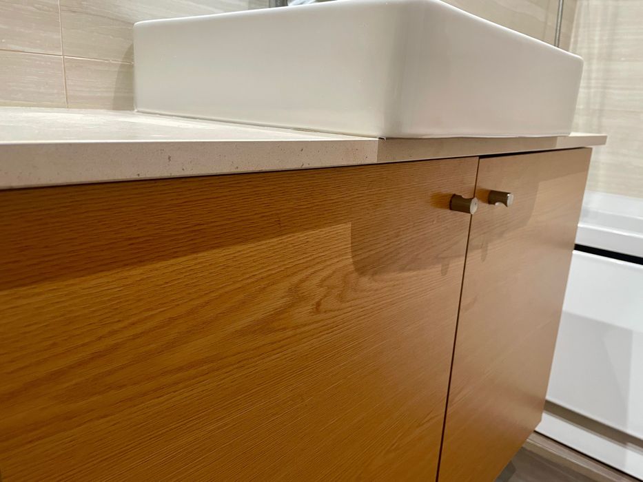 Movel WC suspenso + lavatório + torneira