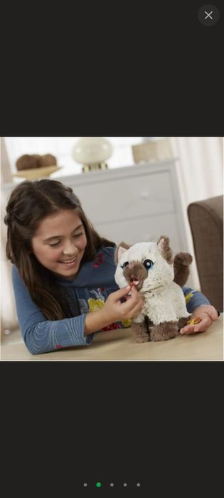 Интерактивная игрушка питомец Котёнок Kami Hasbro FurReal на поводке (