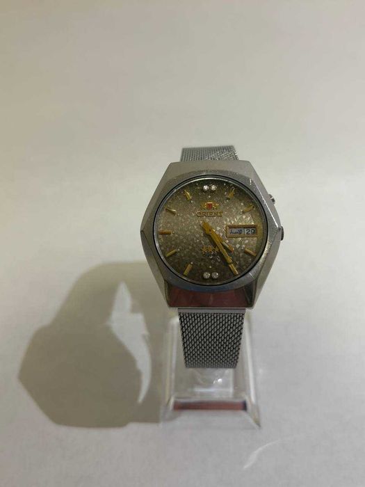 Relógio Orient Crystal 21 Jewels Vintage - Mostrador "Areia" - Raro