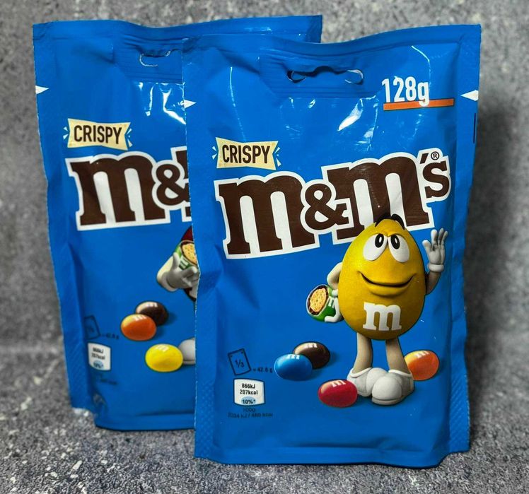 Приємна ціна Драже M&m`s Crispy (хрусткі) 128 г